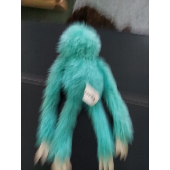 Goffa Sloth/Monkey Plush Stuffed Animal Toy Hanging 17” Blue Aqua Super Cute - Picture 4 of 6